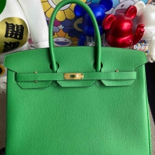 Hermes Birkin 35CM Togo 1K BamBoo Gold Hardware Full HandMade