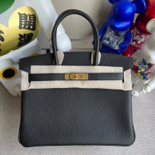 UBGallery Hermes Birkin 30CM Togo CK89 Noir Gold Hardware
